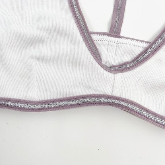 NWT Intimately Free People Kickin' It Bralette White Wireless Bra Size S - Picture 6 of 10